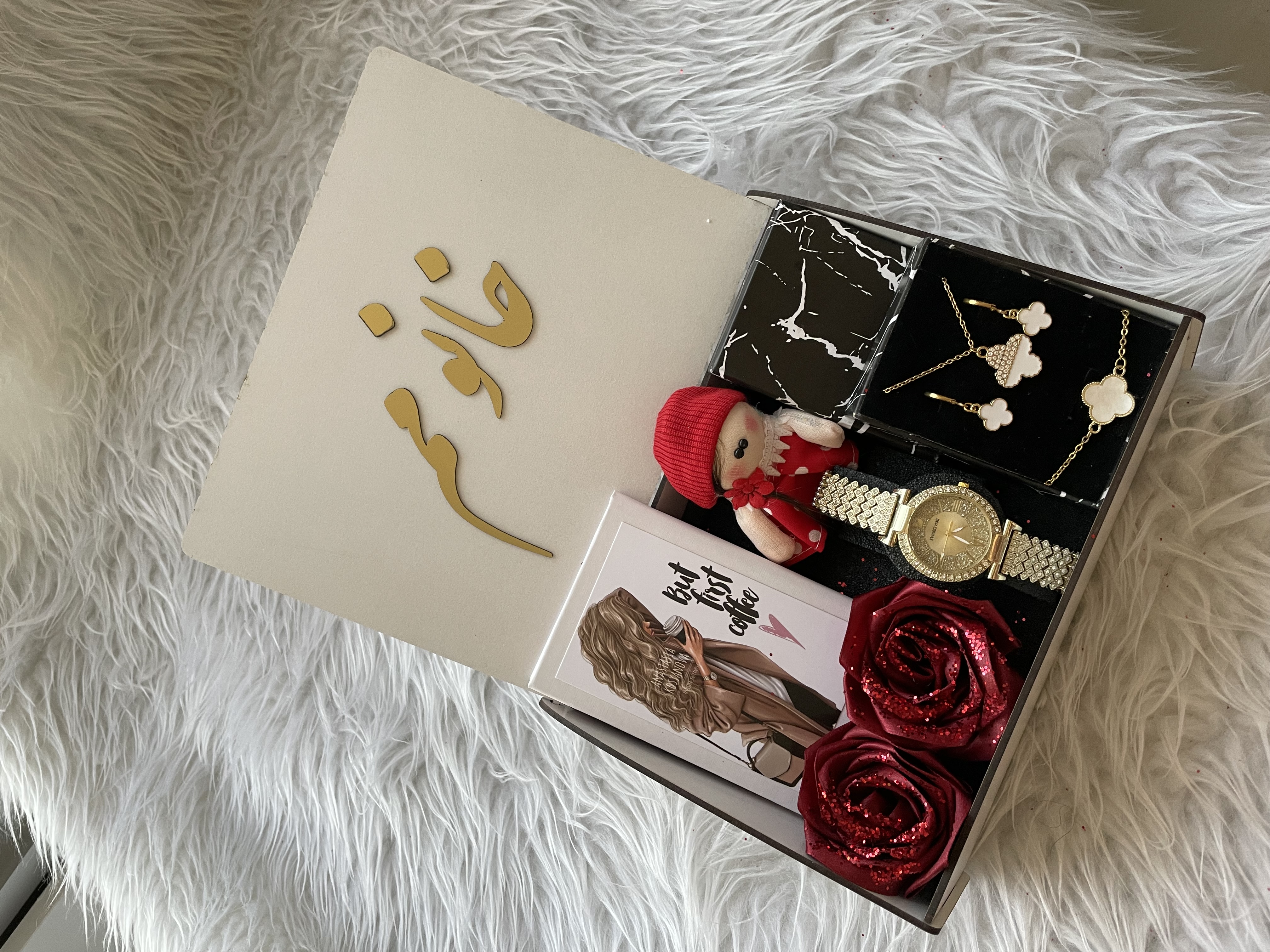 (ارسال رایگان) باکس هدیه زنانه و دخترانه شیک و خاص/کادو/تولد ۱