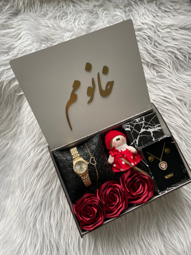 (ارسال رایگان) پک هدیه زنانه و دخترانه ساعت کاسیو لاکچری،گردنبند زیبا شیک کادو ولنتاین