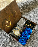 (ارسال رایگان) هدیه لاکچری مردانه کادو تولد ساعت رولکس و ست ماری طلایی جذاب ۱۱۴