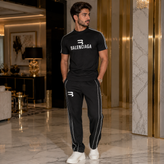 ست مردانه BalenciaGa/تیشرت و شلوار|رنگبندی |ست اسپرت با کیفیت و تنخور عالی